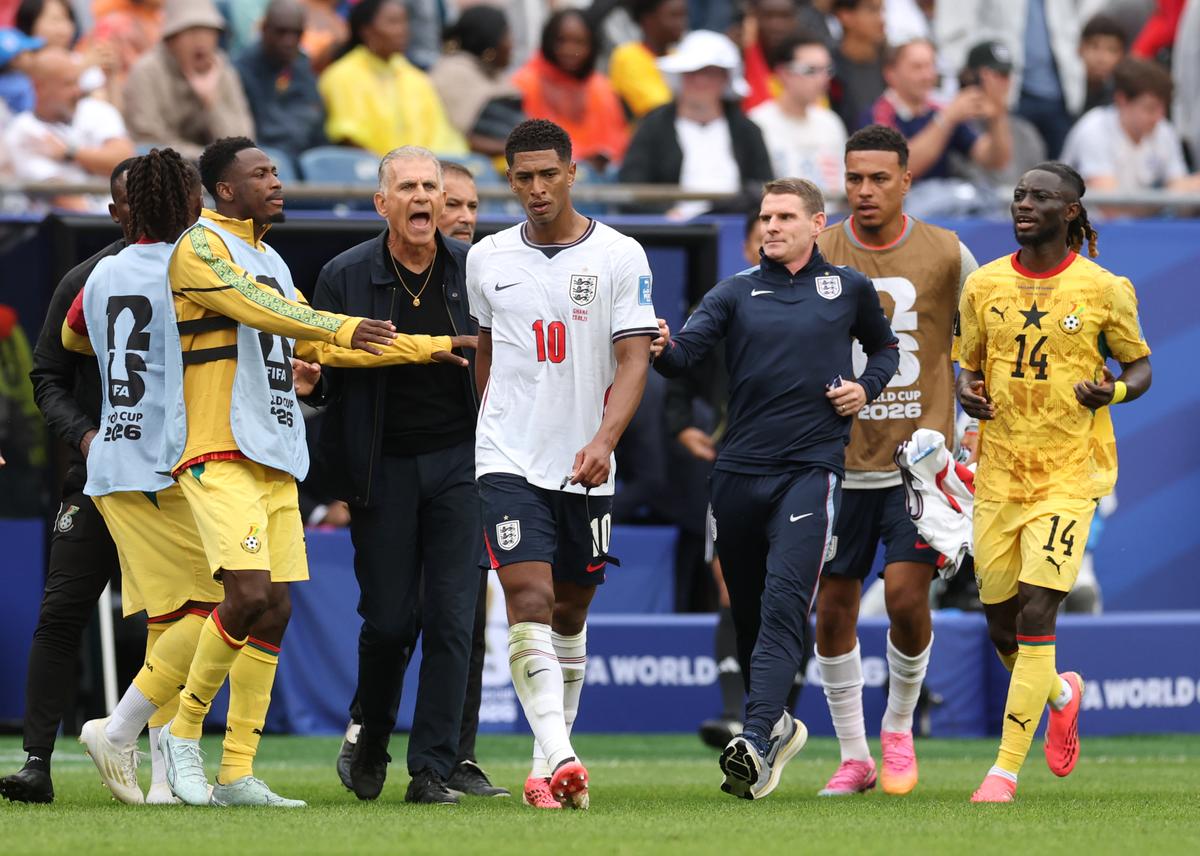 Queiroz blames Bellingham after X-rated row during England vs Ghana - London Evening Standard