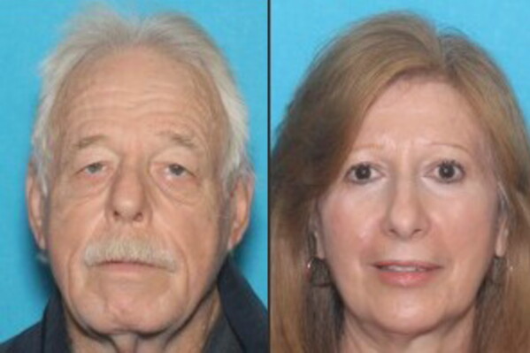In this combination of undated photos provided by the Pennsylvania State Police, Richard Zajko, left, and his wife Rita Zajko, who police say were shot to death in their home in suburban Philadelphia on Dec. 31, 2022, are shown. (Pennsylvania State Police via AP, File)