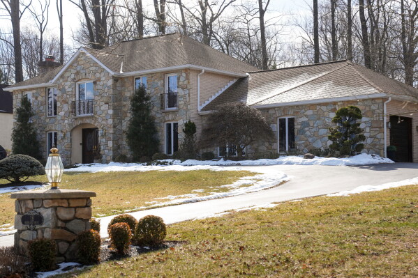 This Jan. 29, 2025 photo shows a Chester Heights, Pa., home, the scene of the 2022 killing of Richard and Rita Zajko, (AP Photo/Matt Rourke, File)
