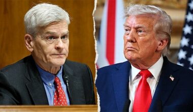 Trump, Sen Bill Cassidy clash in shouting match over Iran war powers