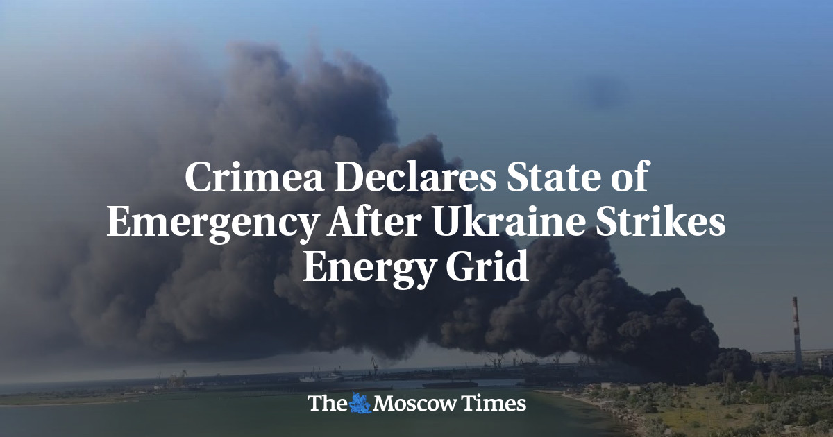 Crimea Declares State of Emergency After Ukraine Strikes Energy Grid
