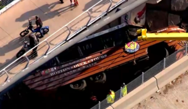Duck boat overturns at Boston tourist attraction injuring at least 6 people