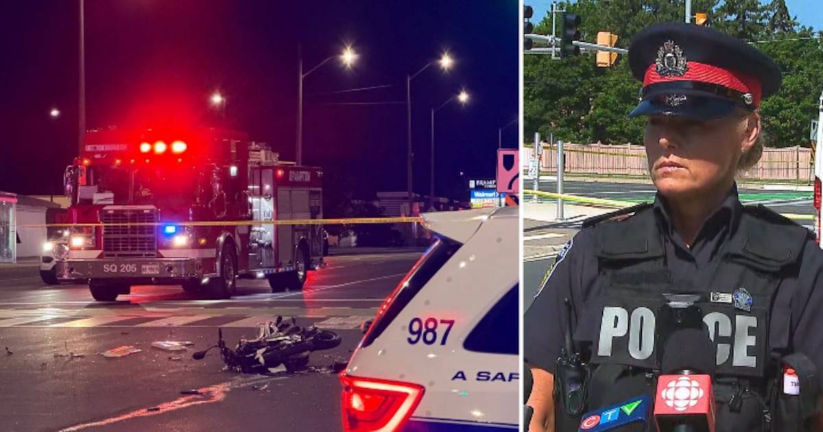 Motorcyclist killed in Brampton hit-and-run crash