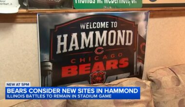 Chicago Bears new stadium update: Team considers new sites in Hammond, Indiana as Illinois GOP lawmakers make new proposals