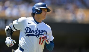 Shohei Ohtani not in Dodgers' lineup while away from team on paternity leave