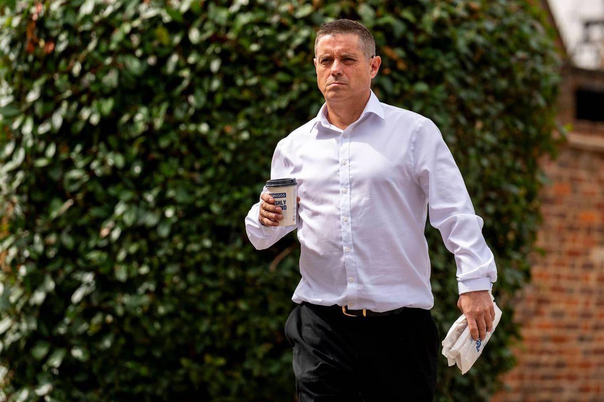 John Alford outside St Albans Magistrates' Court.