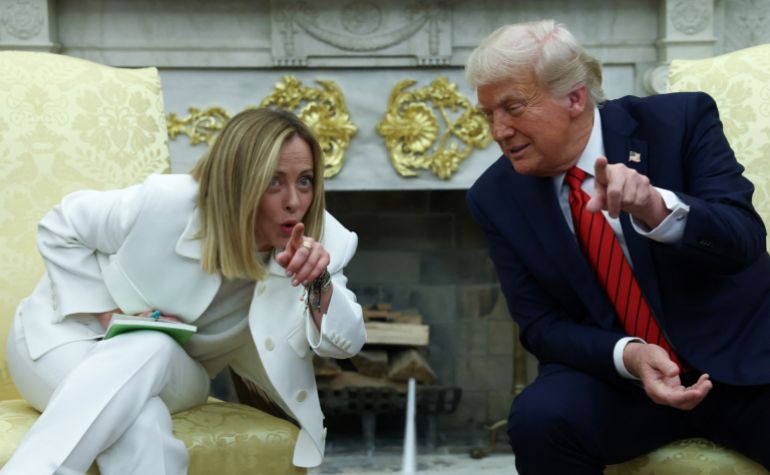 Meloni Trump