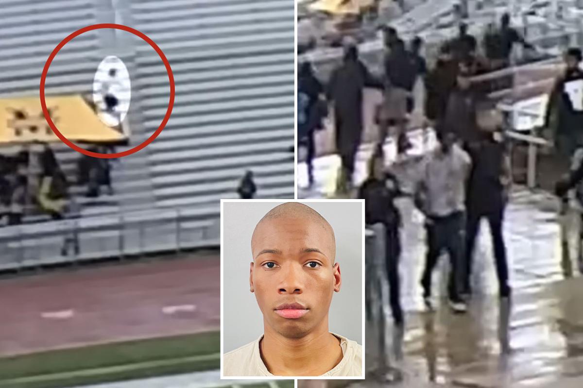 Moment Karmelo Anthony stabs Austin Metcalf and flees revealed in new surveillance footage