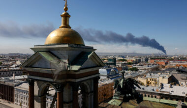Ukraine strikes St. Petersburg with drones ahead of 'Russian Davos'