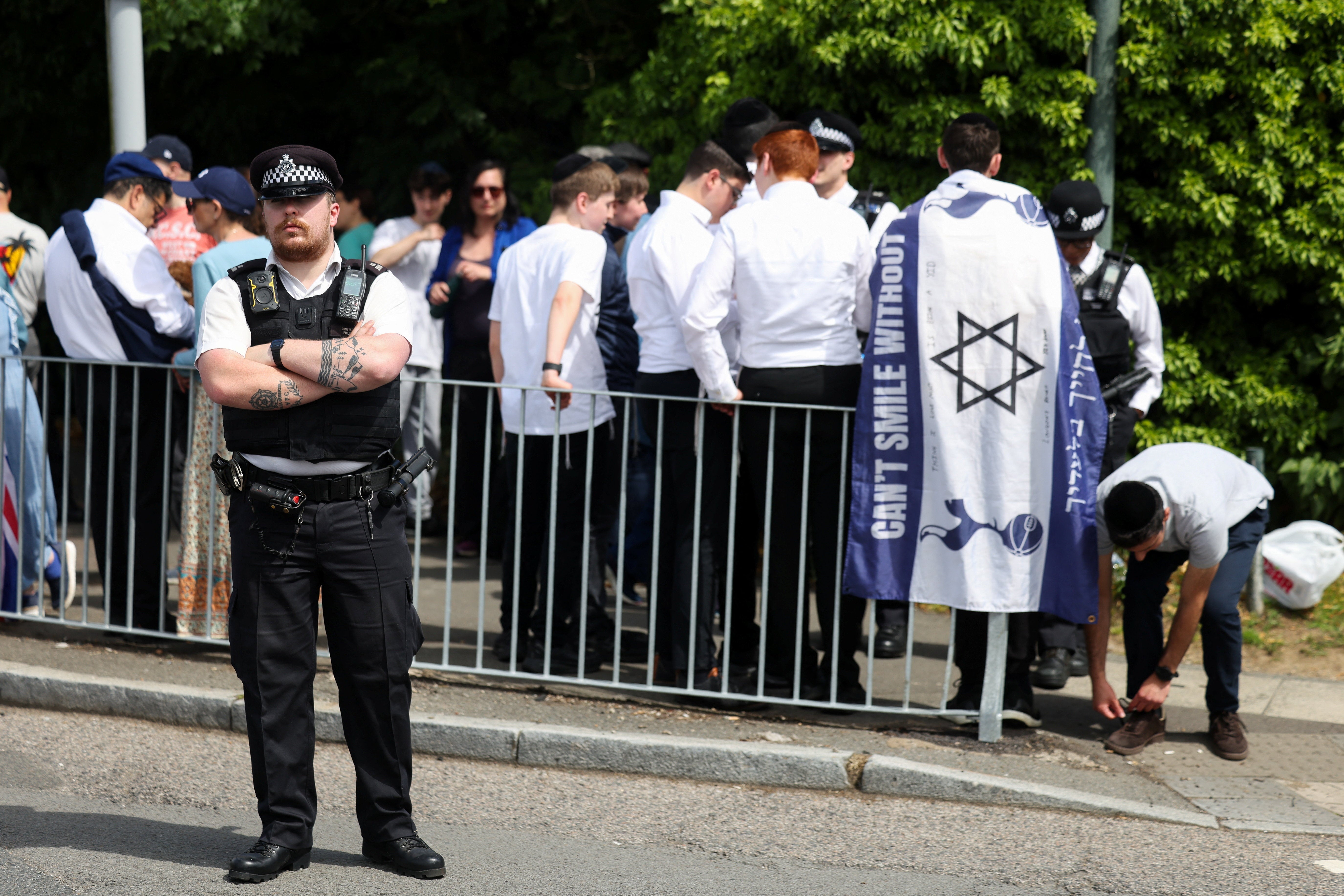 Protesters clashed and 15 people were arrested