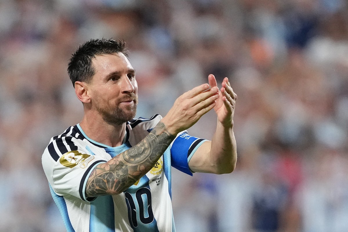 Lionel Messi equals World Cup top goalscorer record after stunning Argentina hat-trick