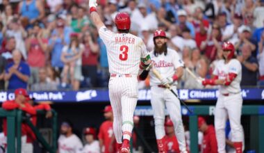 Bryce Harper, with a heavier bat, completes his first MLB cycle — by the fifth inning