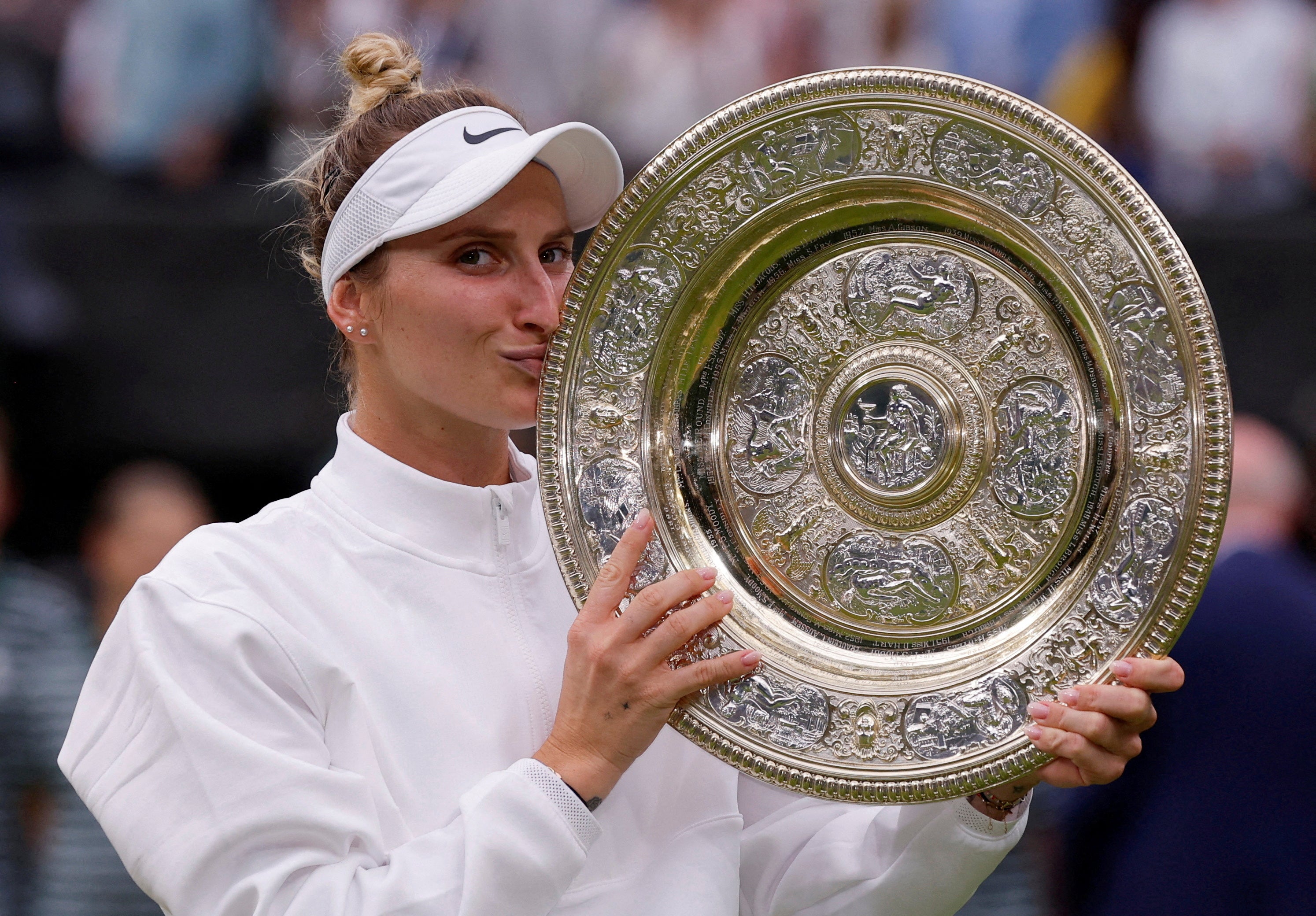 Marketa Vondrousova won Wimbledon in 2023