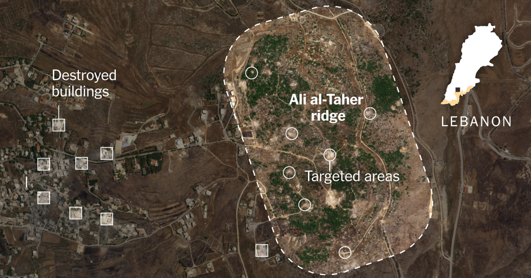 Israel Says It Has Trapped Hezbollah Fighters Underground in Southern Lebanon