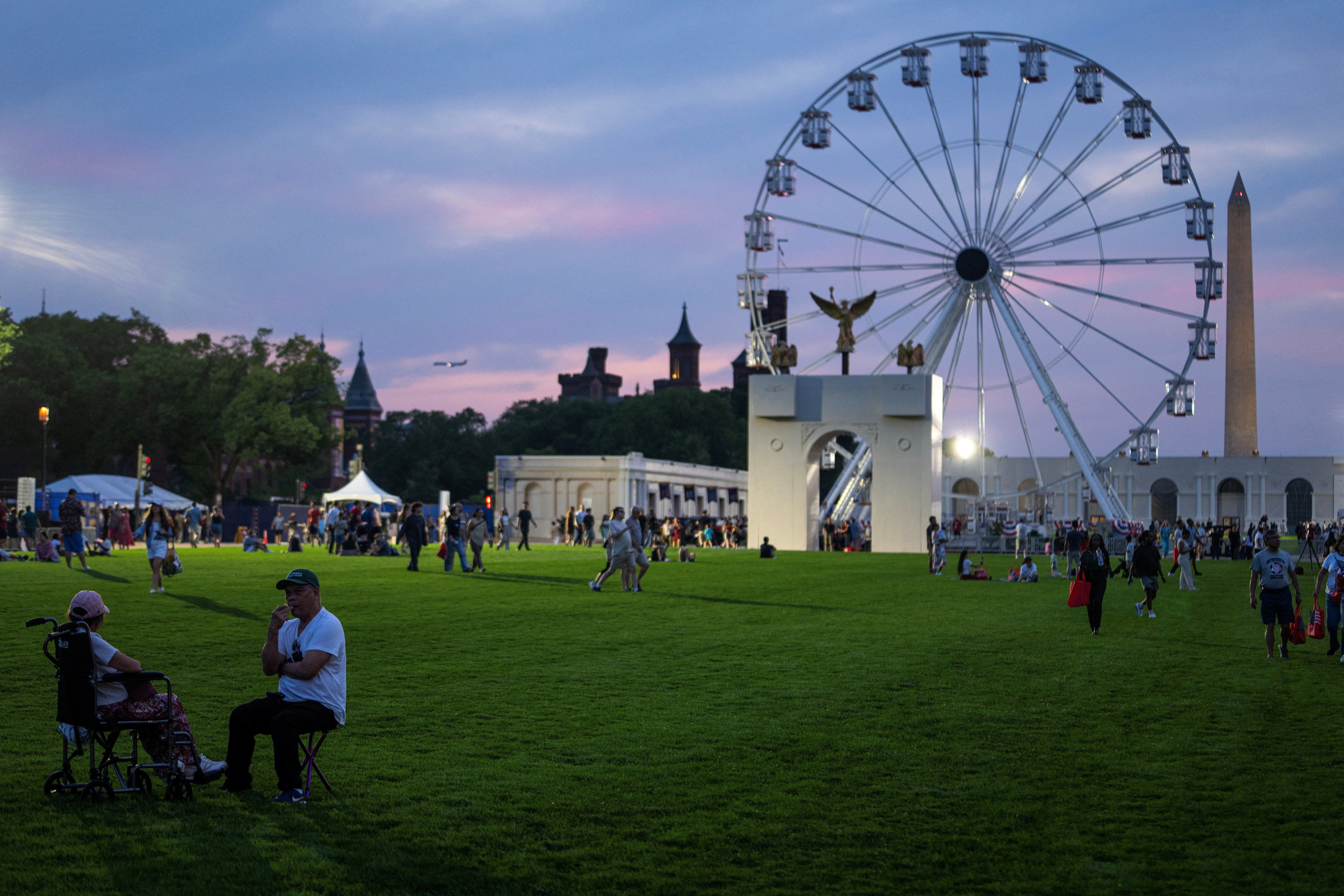Trump’s Great American State Fair has been beset with problems but finally opened this week