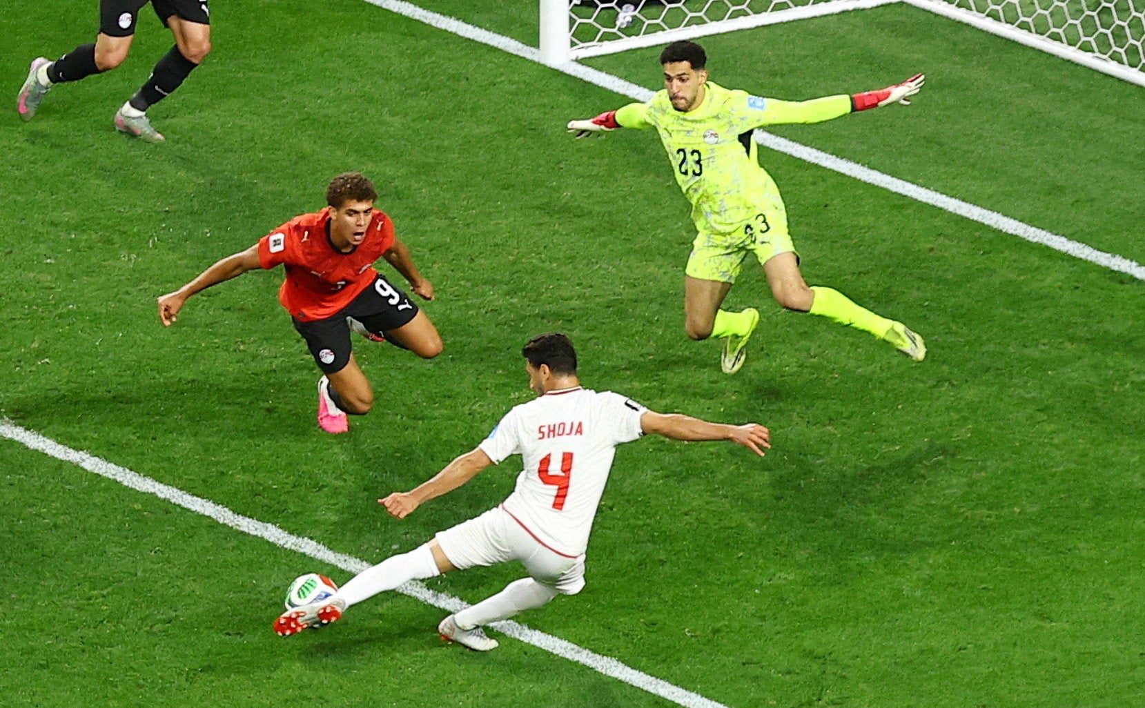 Khalilzadeh's stoppage-time strike looked to have clinched second place for Iran