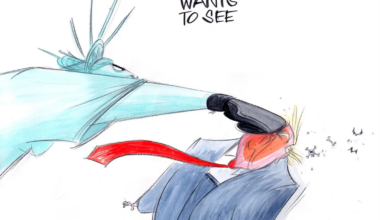 The Fight of the Century: Perfect Birthday Present for Trump - The Week in Editorial Cartoons (Update #18)