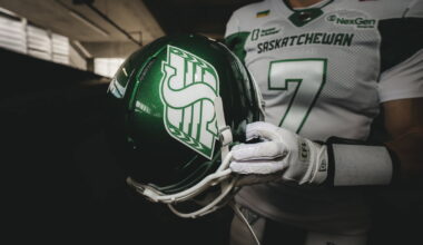 Saskatchewan Roughriders unveil 'Prairie Blizzard' uniforms