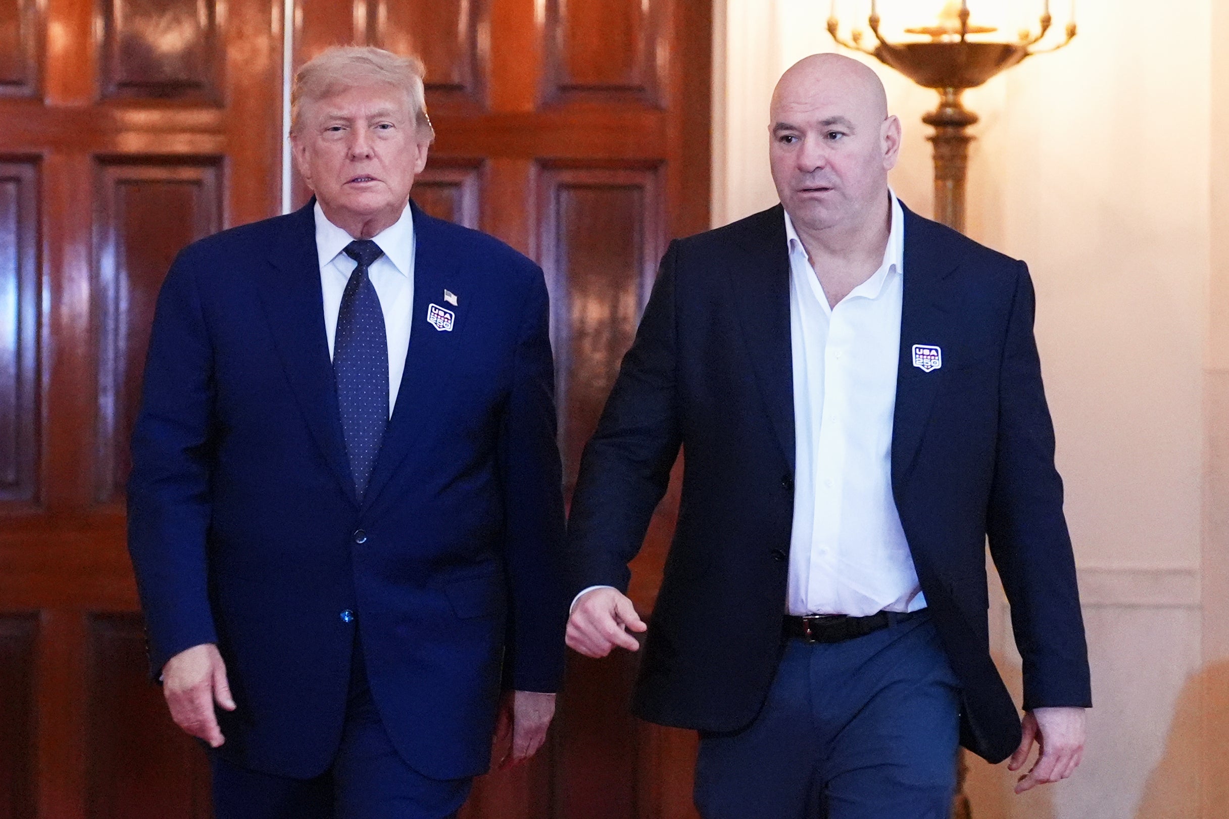 UFC CEO Dana White spoke out against comments made by fighter Josh Hokit after winning the heavyweight title during Sunday’s Freedom 250 event at the White House