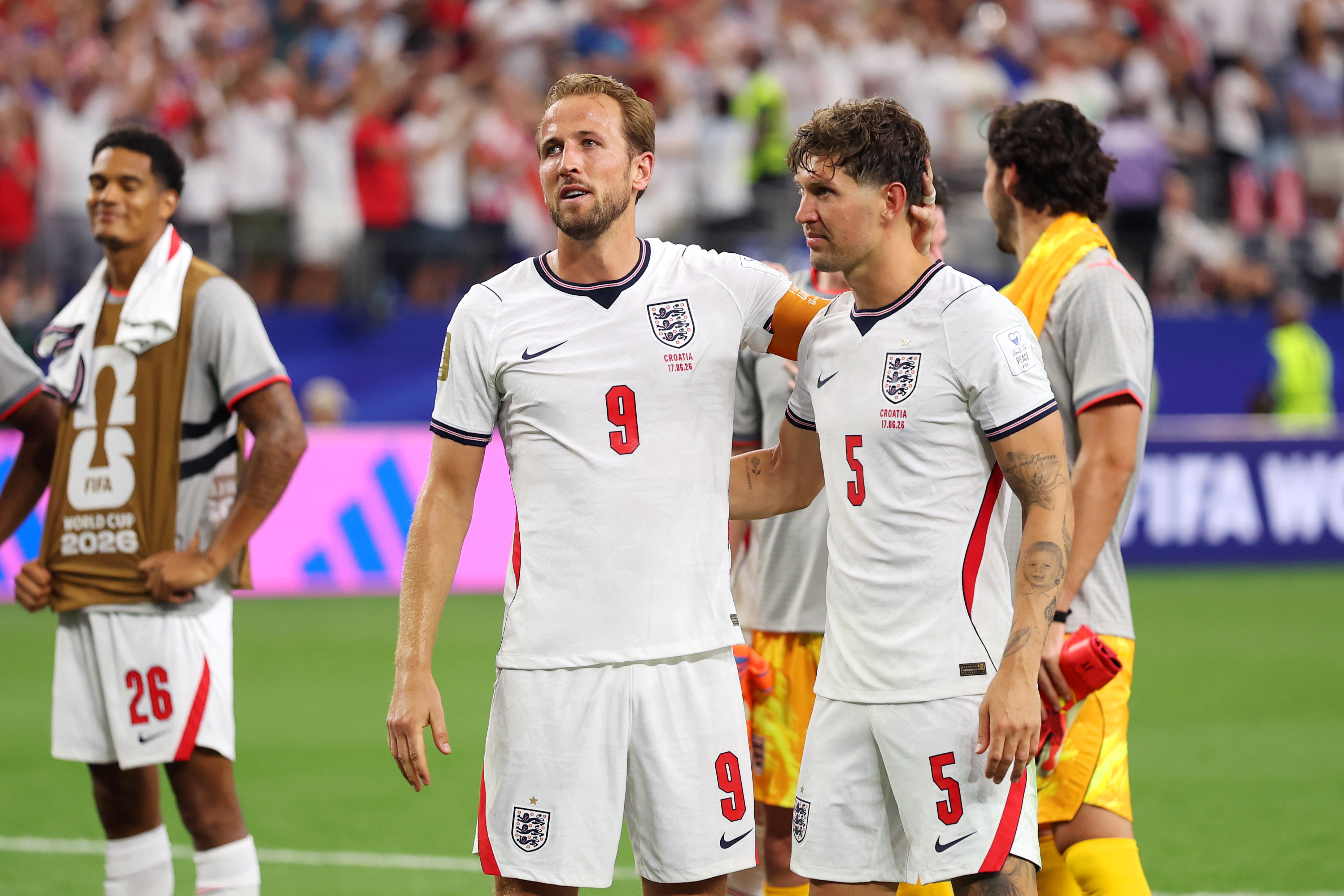 There remain question marks over the fitness of John Stones
