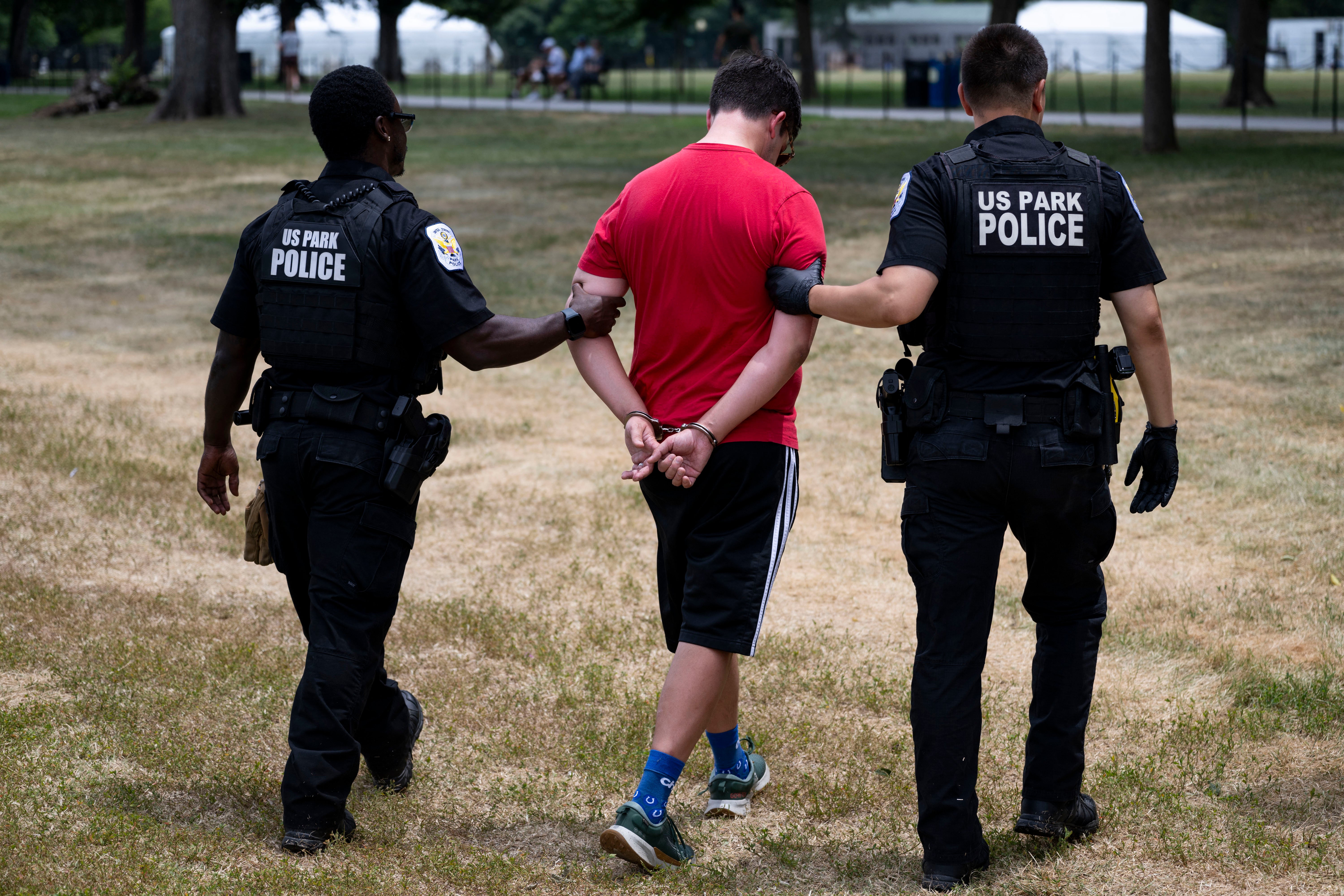 At least six people have been arrested in connection with tampering with the pool, according to the president, though at least one argues he was wrongly charged