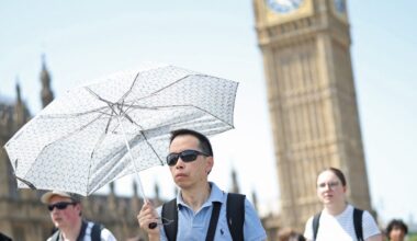 UK heatwave live: School closures and travel chaos hit Britain with extreme red weather warning to begin