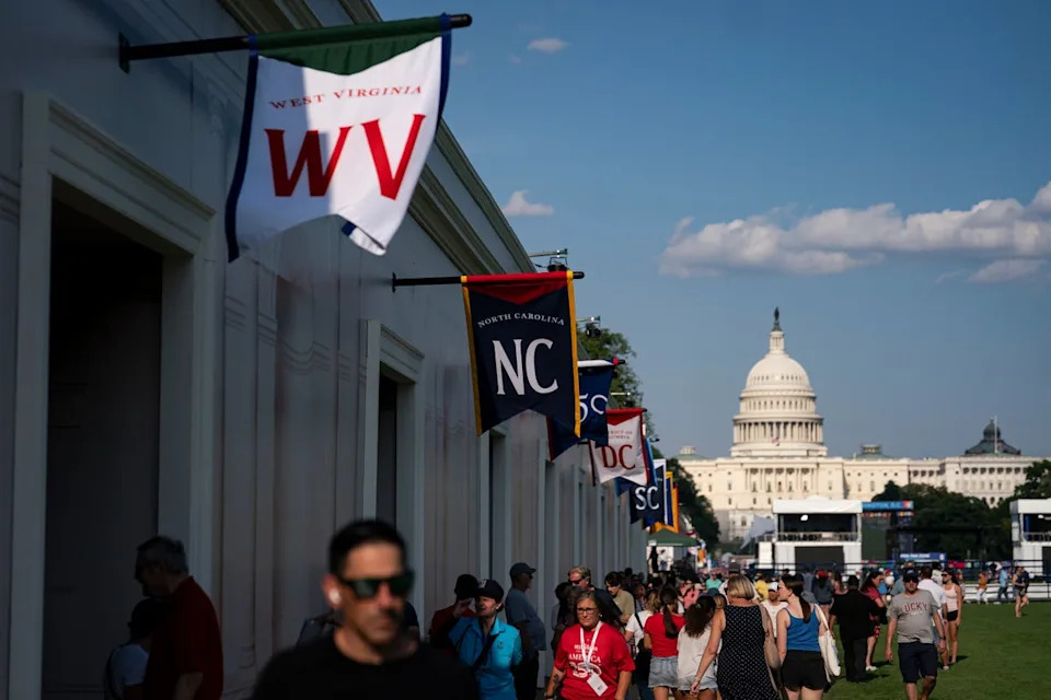 North Carolina Governor Josh Stein condemned the display at the DC event (Getty)
