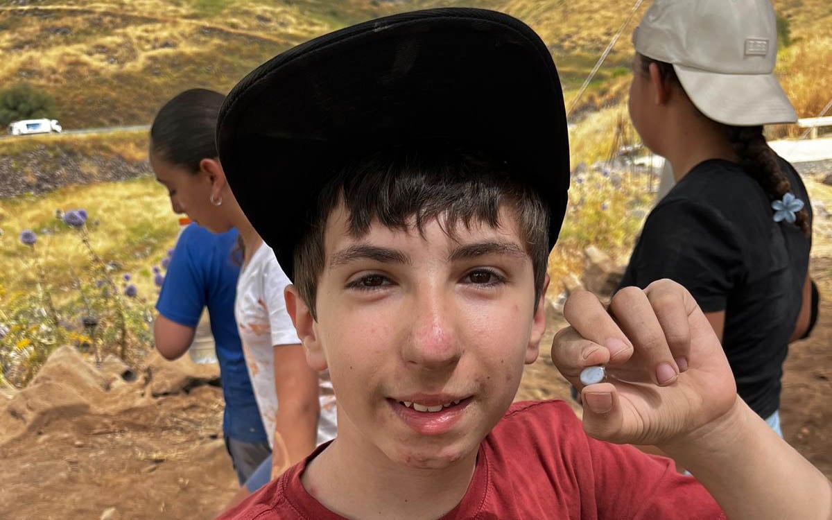 12-year-old finds ancient gemstone in Galilean Jewish village cursed by Jesus