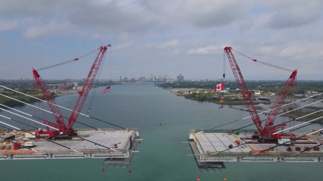 Click to play video: 'Why is Trump threatening to block the Gordie Howe bridge from opening?'