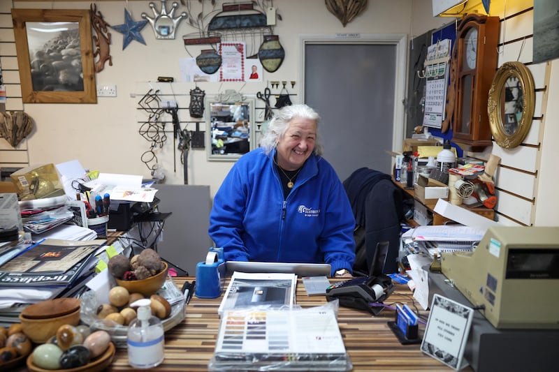Lisa Britnell, proprietor of B&H Fireplaces and Stoves in Dover. Photograph: Enda O'Dowd