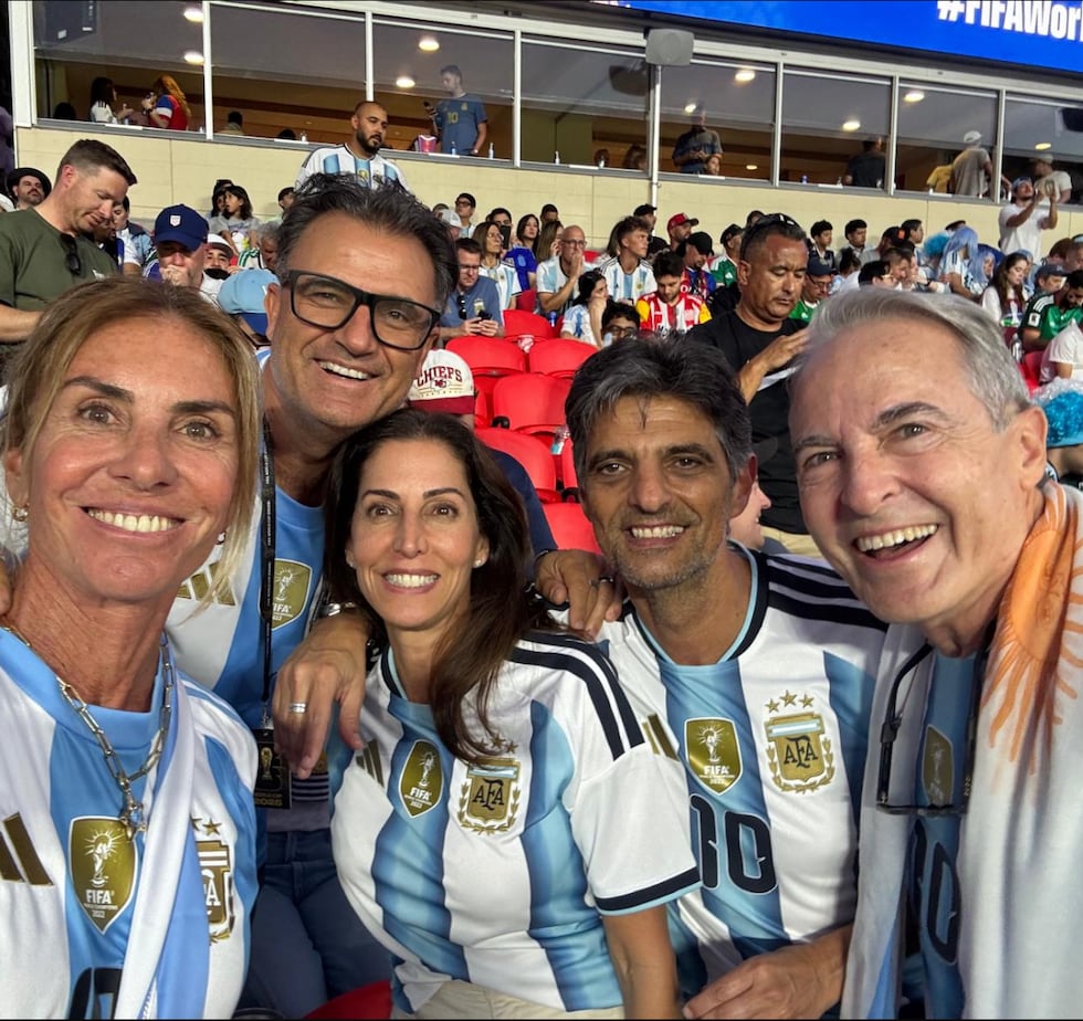 Alejandro Berbari, his wife, and friends