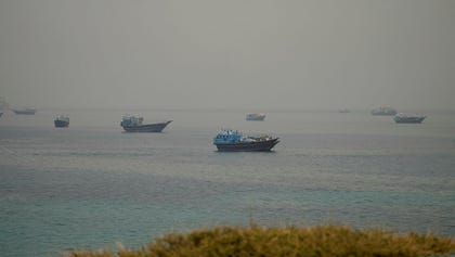 Vessels anchored in the Strait of Hormuz, as seen from Musandam, Oman, June 11, 2026. Credit: Stringer/REUTERS Vessels anchored in the Strait of Hormuz, as seen from Musandam, Oman, June 11, 2026.