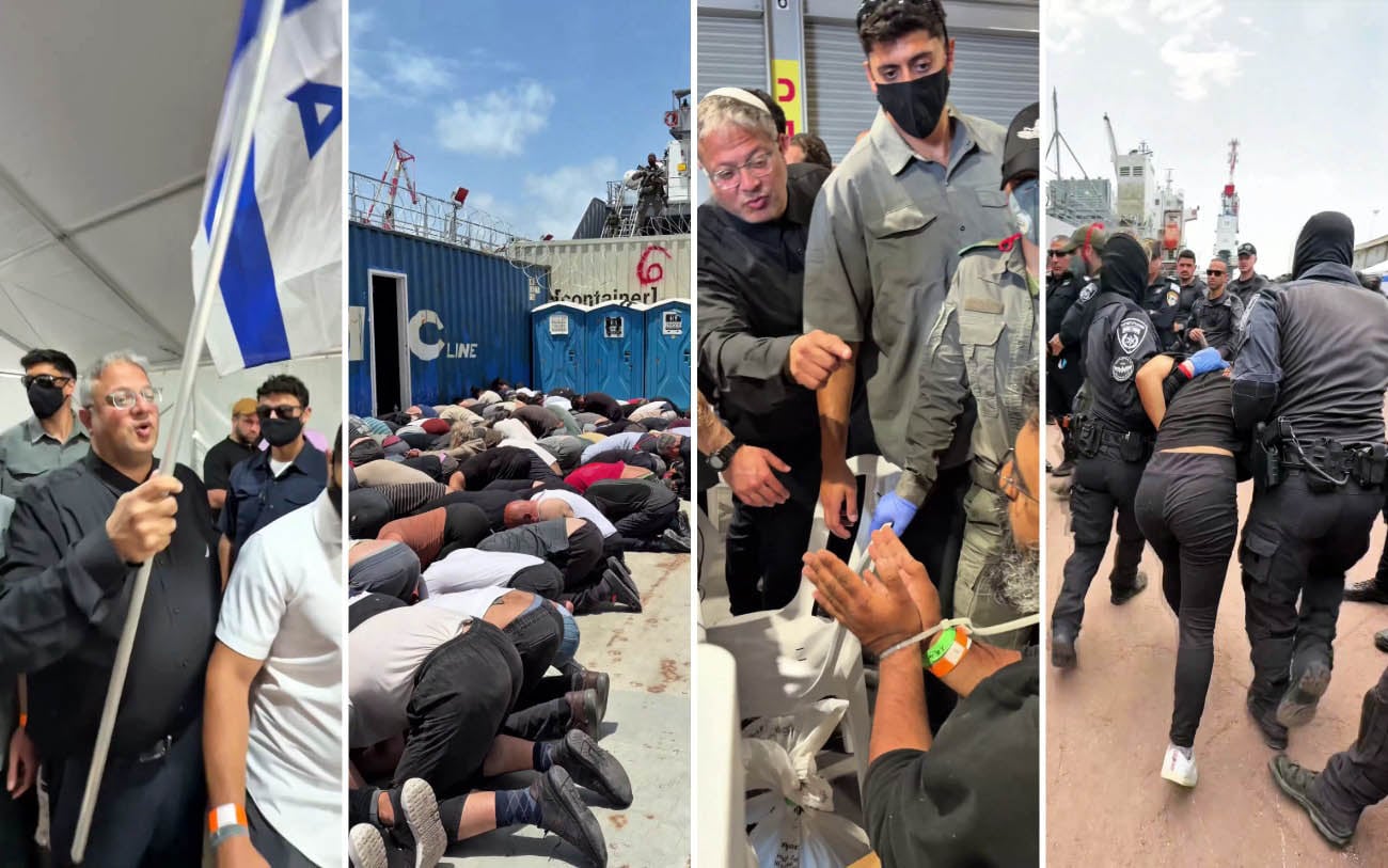 Ben Gvir said to have forced his way onto ship to film controversial flotilla video