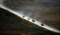 IDF forces maneuvering in southern Lebanon, last week.