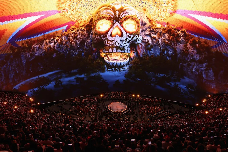 The UFC hosted an impressive event at Vegas’s Sphere in 2024 (Getty)
