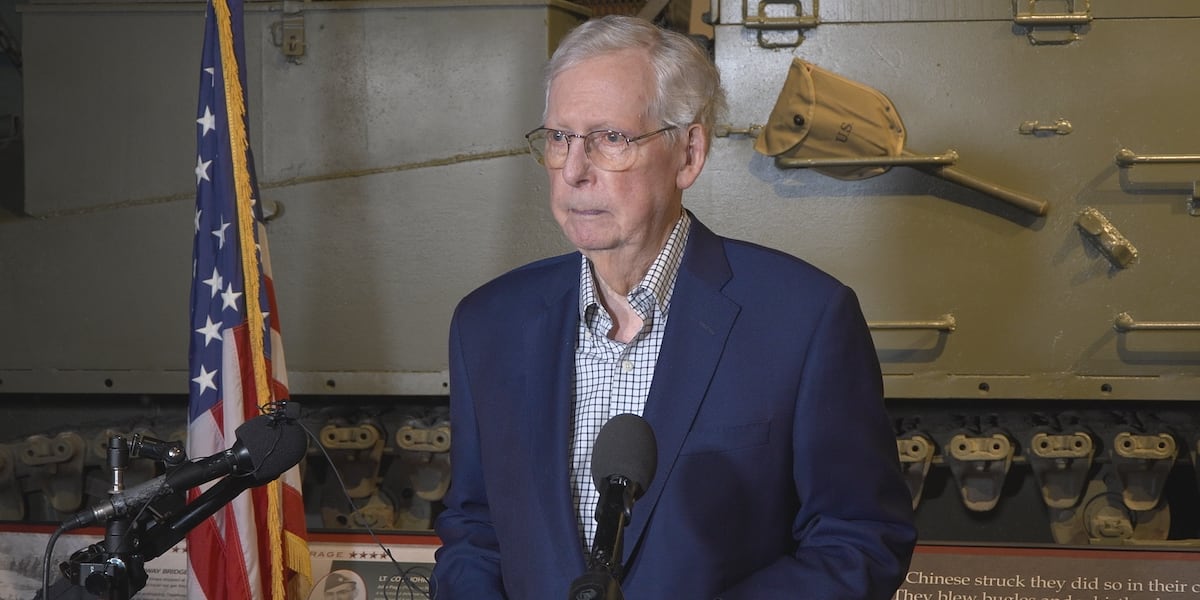 Senator Mitch McConnell hospitalized