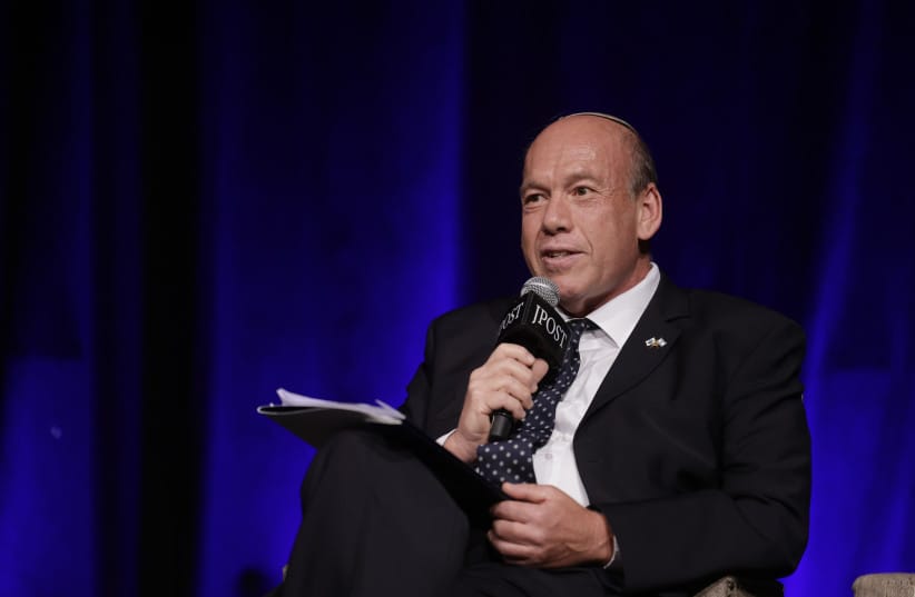 Israel State Comptroller Matanyahu Englman speaks at the Jerusalem Post Conference in New York on June 5, 2023.