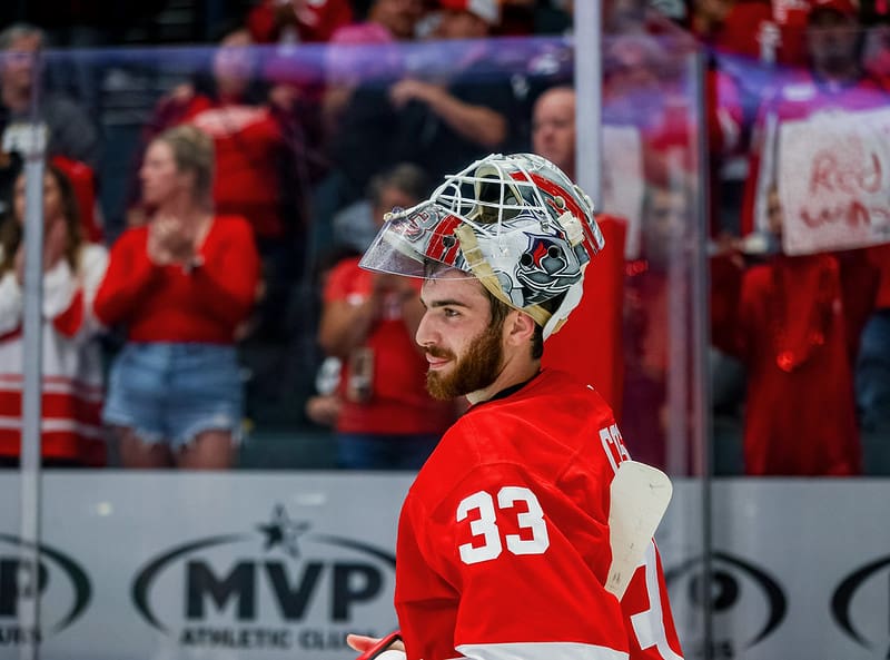 Red Wings Trade Goalie for First Round Pick