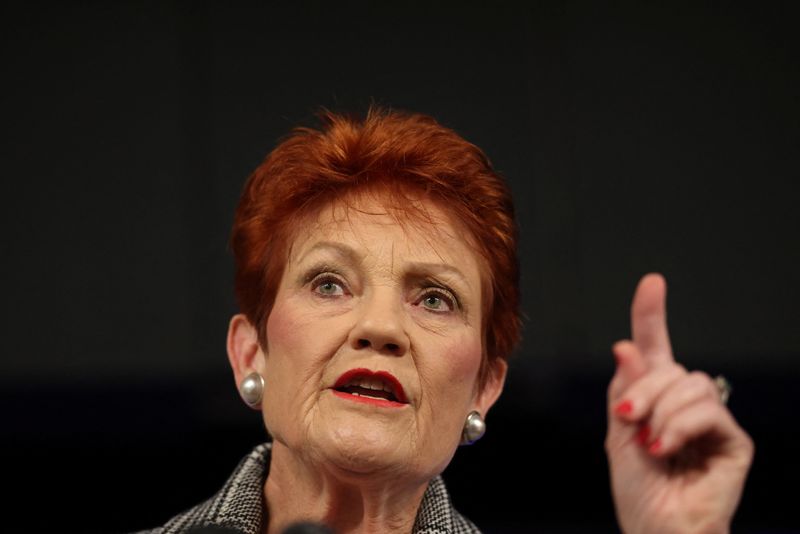 Australian right-wing leader Pauline Hanson says multiculturalism has failed