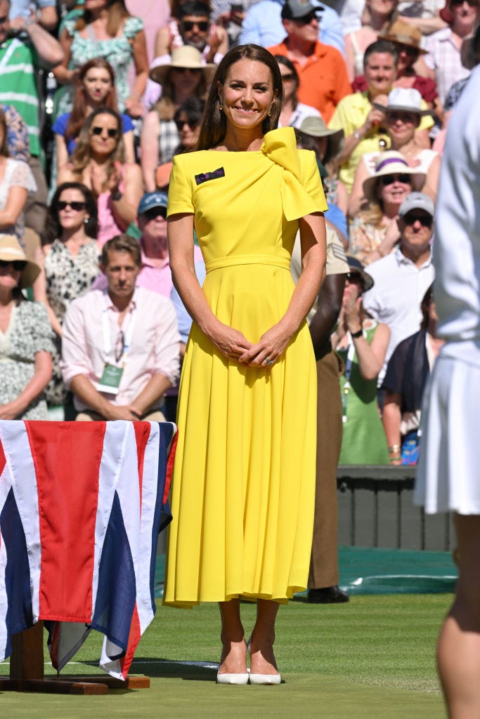 The Duchess Of Cambridge Attends The Wimbledon Women's Singles Final