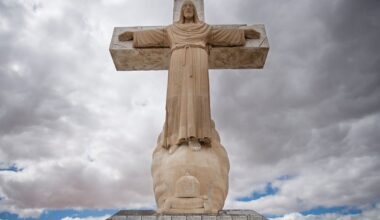 Catholic diocese tries to stop Trump’s border wall that ‘desecrates’ 29-foot tall Jesus statue