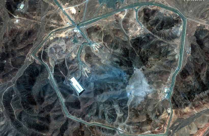 A satellite view shows an overview of Fordow underground complex, after the US struck the underground nuclear facility, near Qom, Iran June 22, 2025