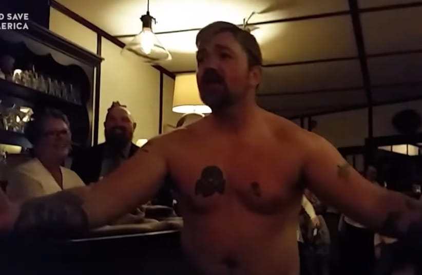 Maine Democratic Senate candidate Graham Platner sports a Totenkopf tattoo on his chest, in an archival video released by Platner himself. The skull-and-crossbones symbol is commonly associated with the Nazi SS.