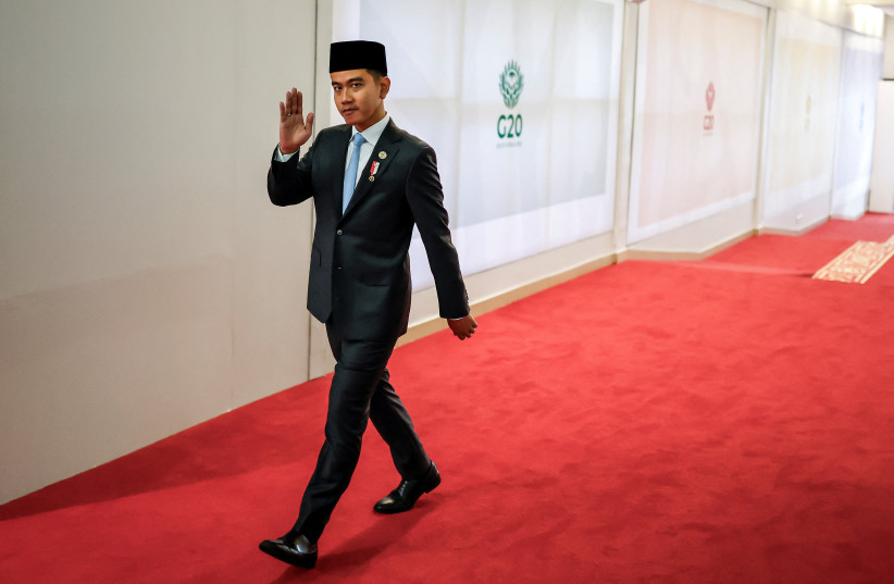 INDONESIAN VICE PRESIDENT Gibran Rakabuming Raka attends a G20 summit in Johannesburg.
