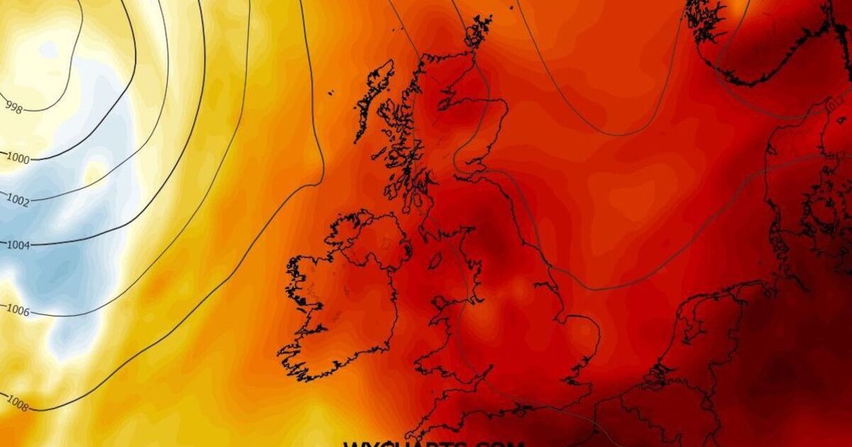 UK hot weather maps show when 30C heatwave returns - 5 regions over 27C | Weather | News
