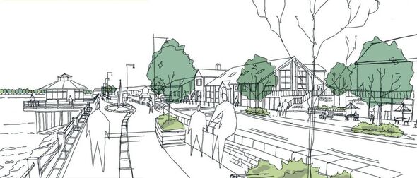 Cyngor Gwynedd's placemaking plan for Pwllheli includes public realm improvements and commercial development of North Quay to cr Cyngor Gwynedd's placemaking plan for Pwllheli includes public realm improvements and commercial development of North Quay to cr