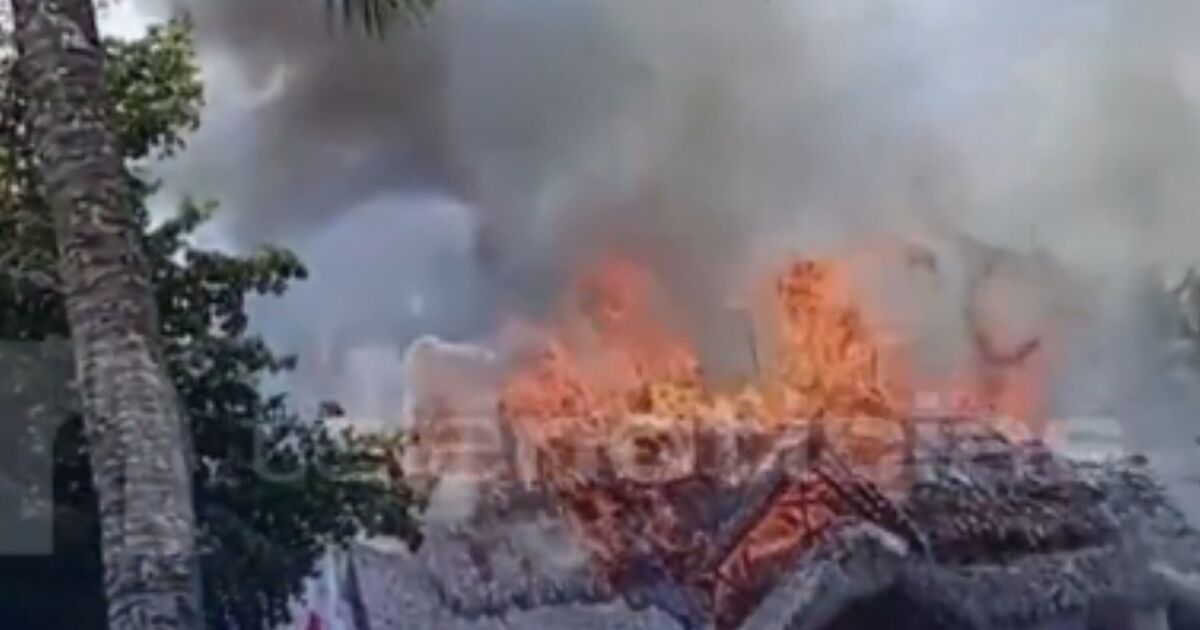 Viva Dominicus Bayahibe fire: Horror blaze erupts at holiday resort as smoke fills the air | World | News