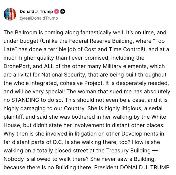 Donald Trump on Truth Social