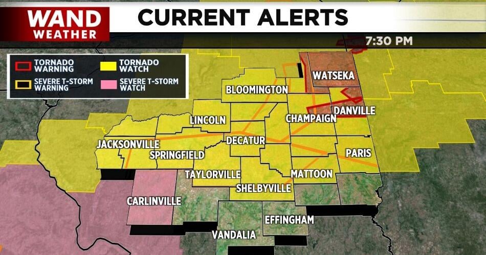 Tornado watch issued for parts of central Illinois | News
