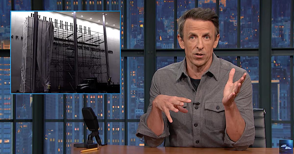 'Clearly Very Sensitive' Seth Meyers Roasts Trump Over Latest Embarrassment